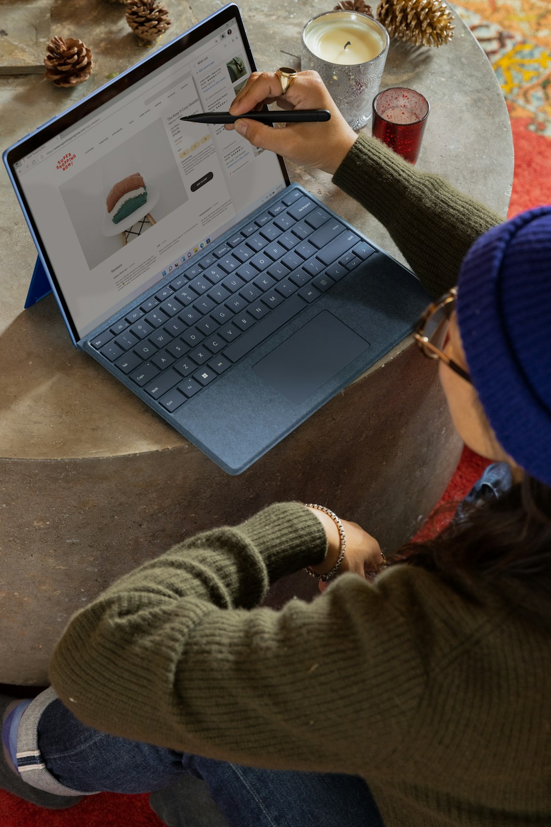 Photo by Microsoft Edge a person using a laptop